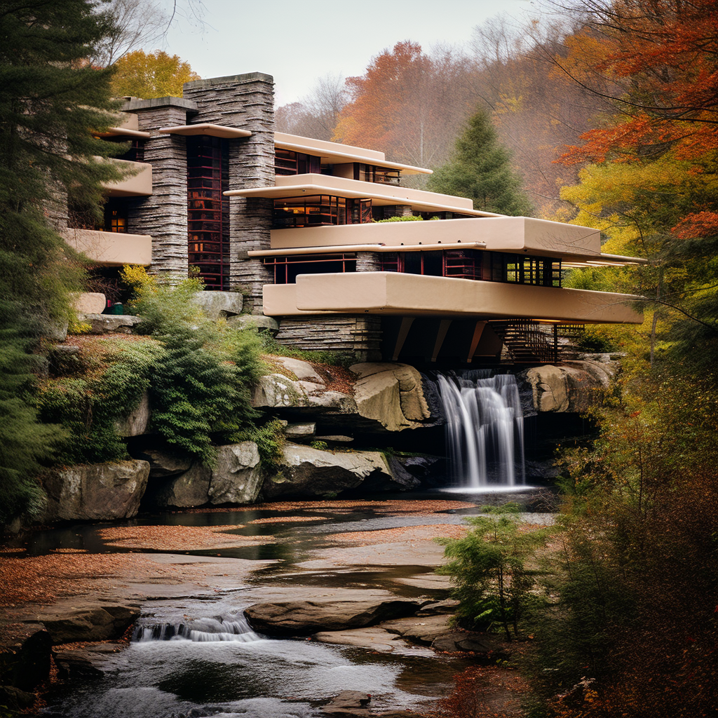 Frank Lloyd Wright Falling Water House