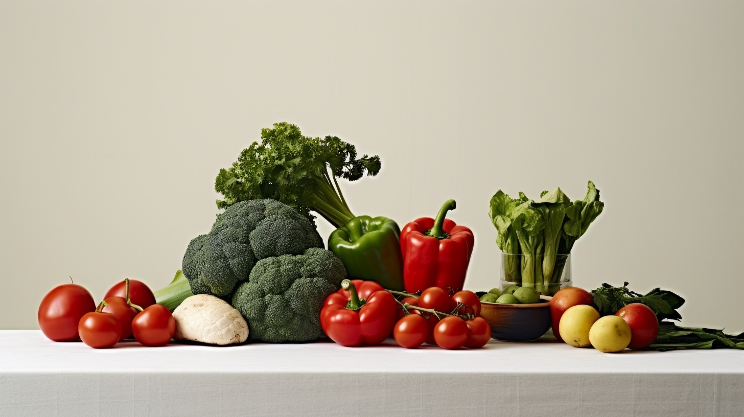 Nordic fruit and vegetable table