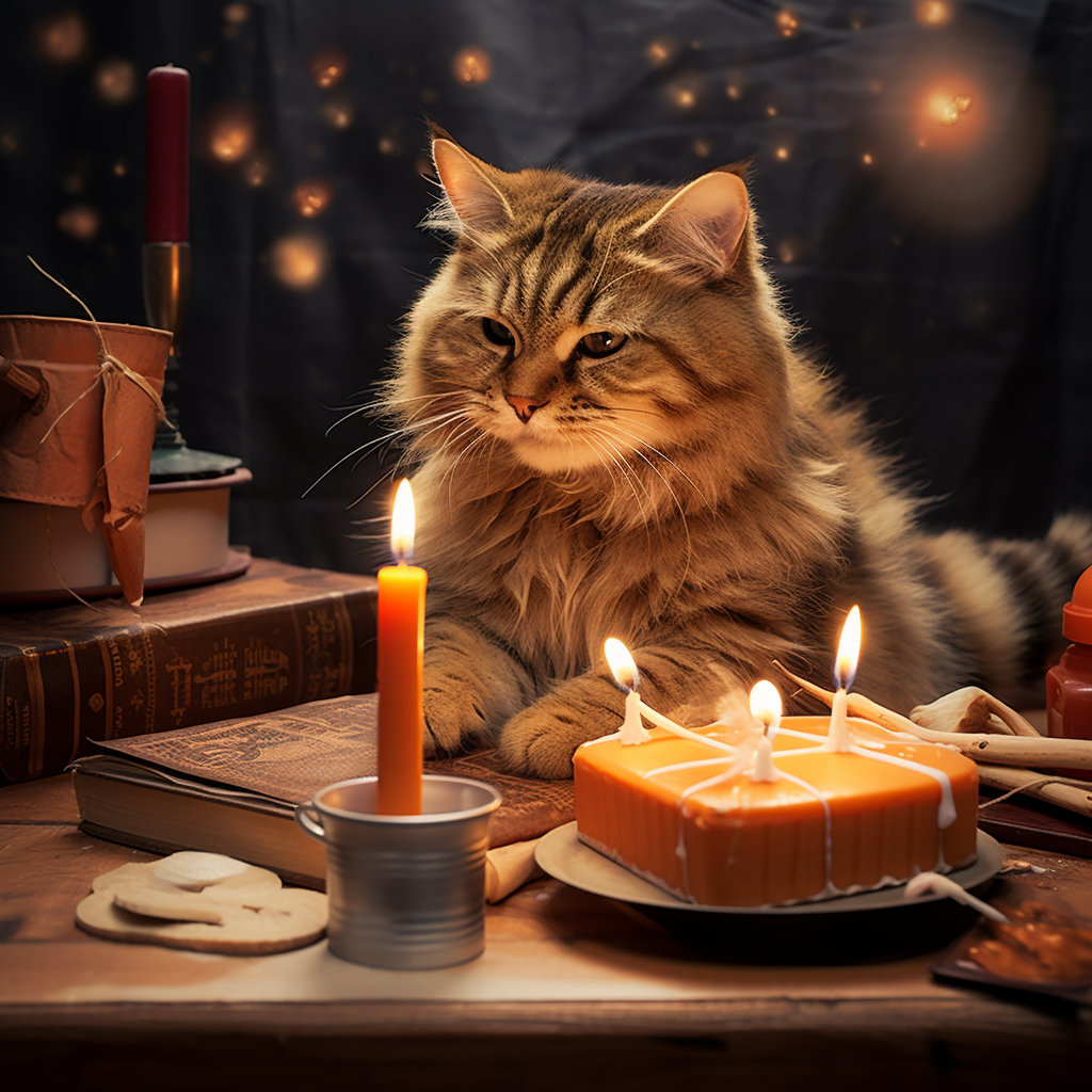 Funny warm birthday photo with friendly, cozy, caring vibes