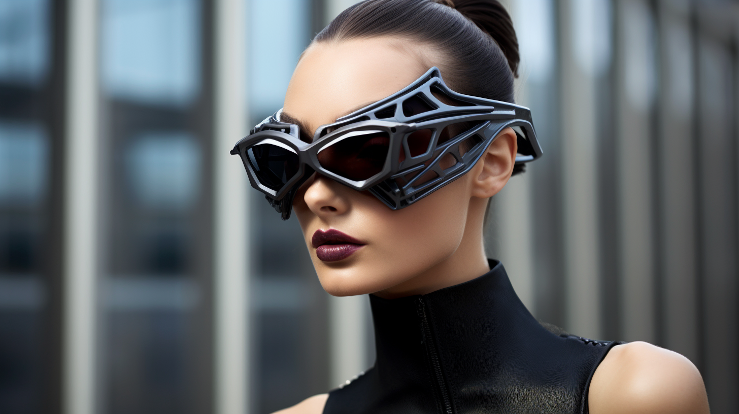 Futuristic sunglasses design