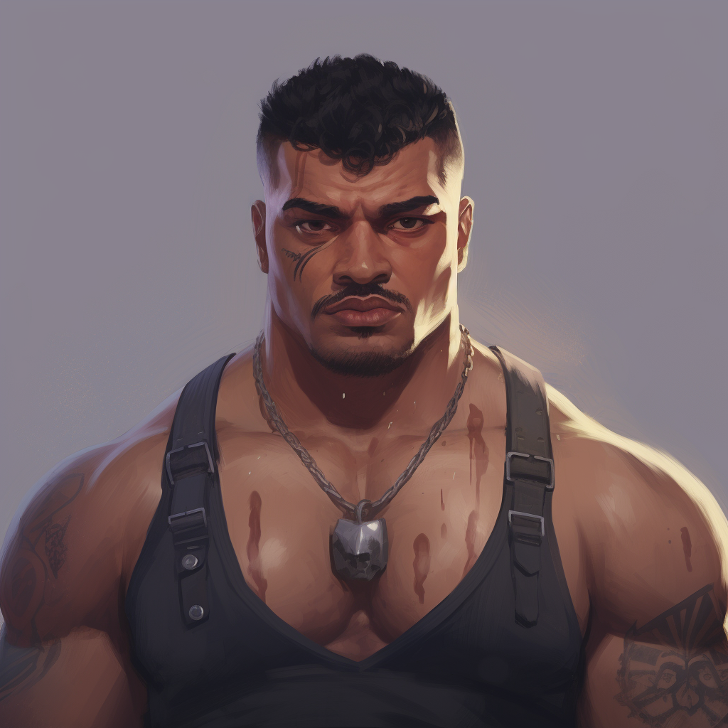 Gangster Tyson Male Portrait