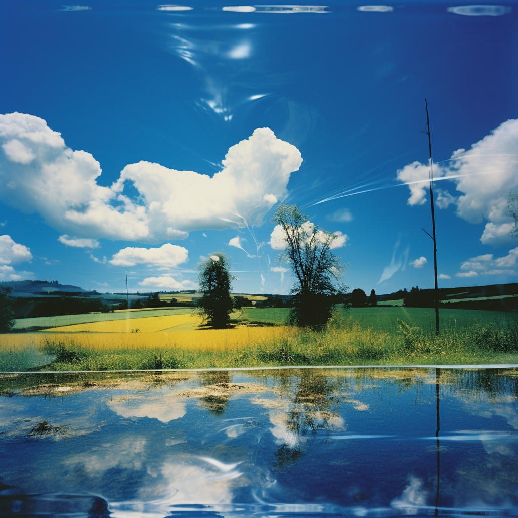 Gerhard Richter Dresden Landscape Blue Sky