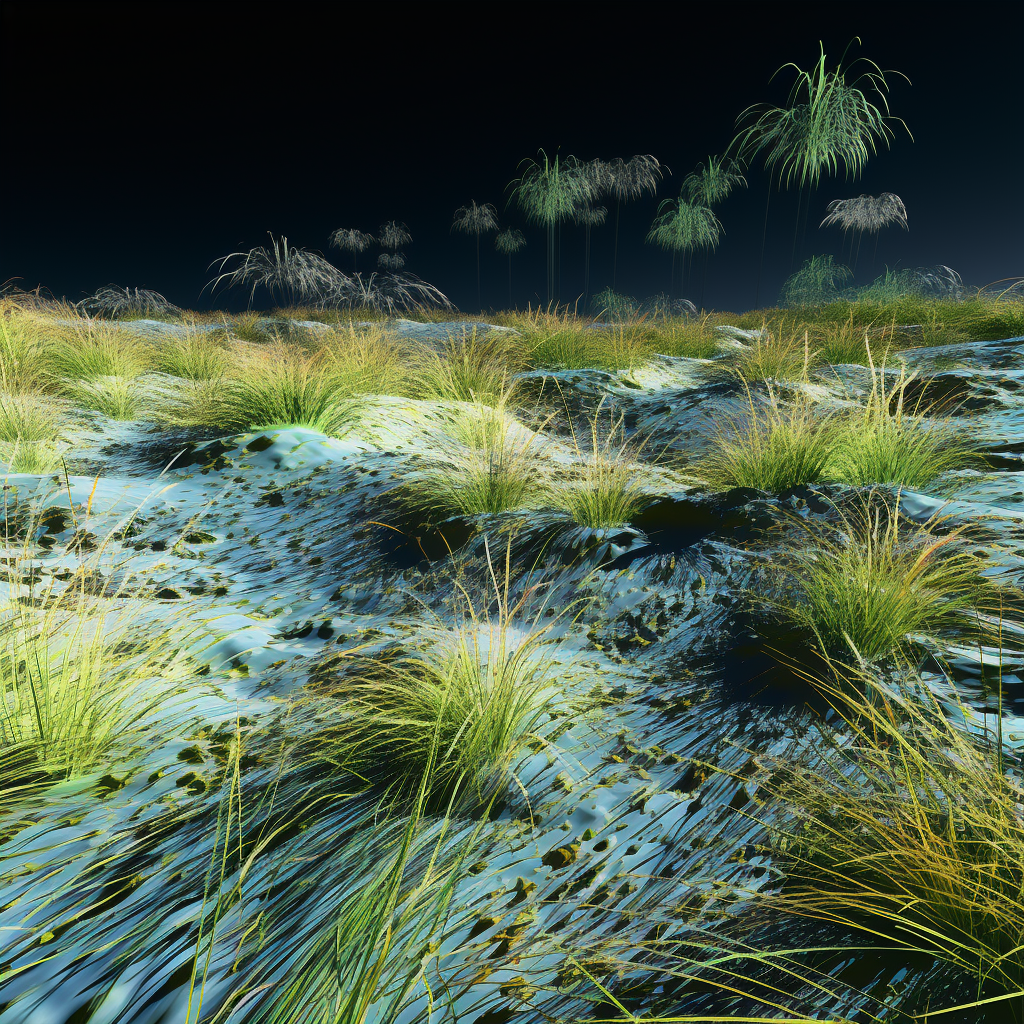 Accurate grass pointcloud scan