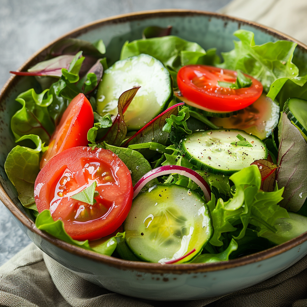 Fresh Green Salad Bowl