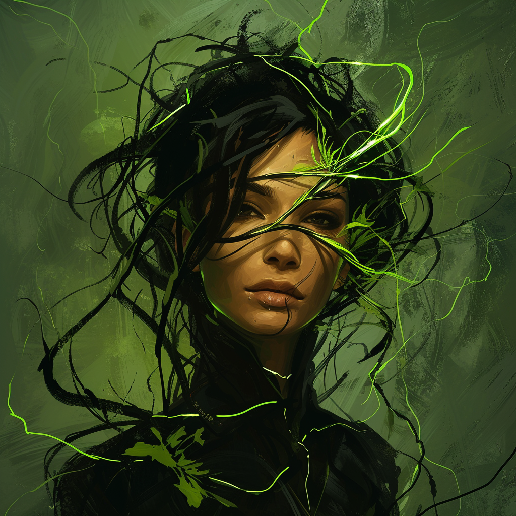 Green vines aeon flux style