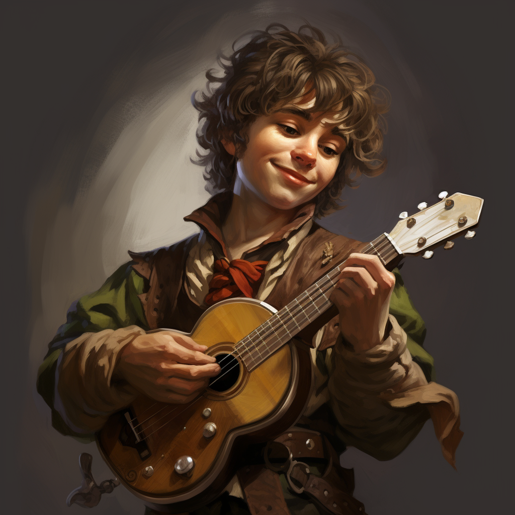 Halfling Bard Character Image