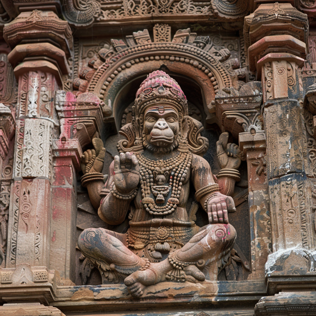 Lord Hanuman Temple Inscription