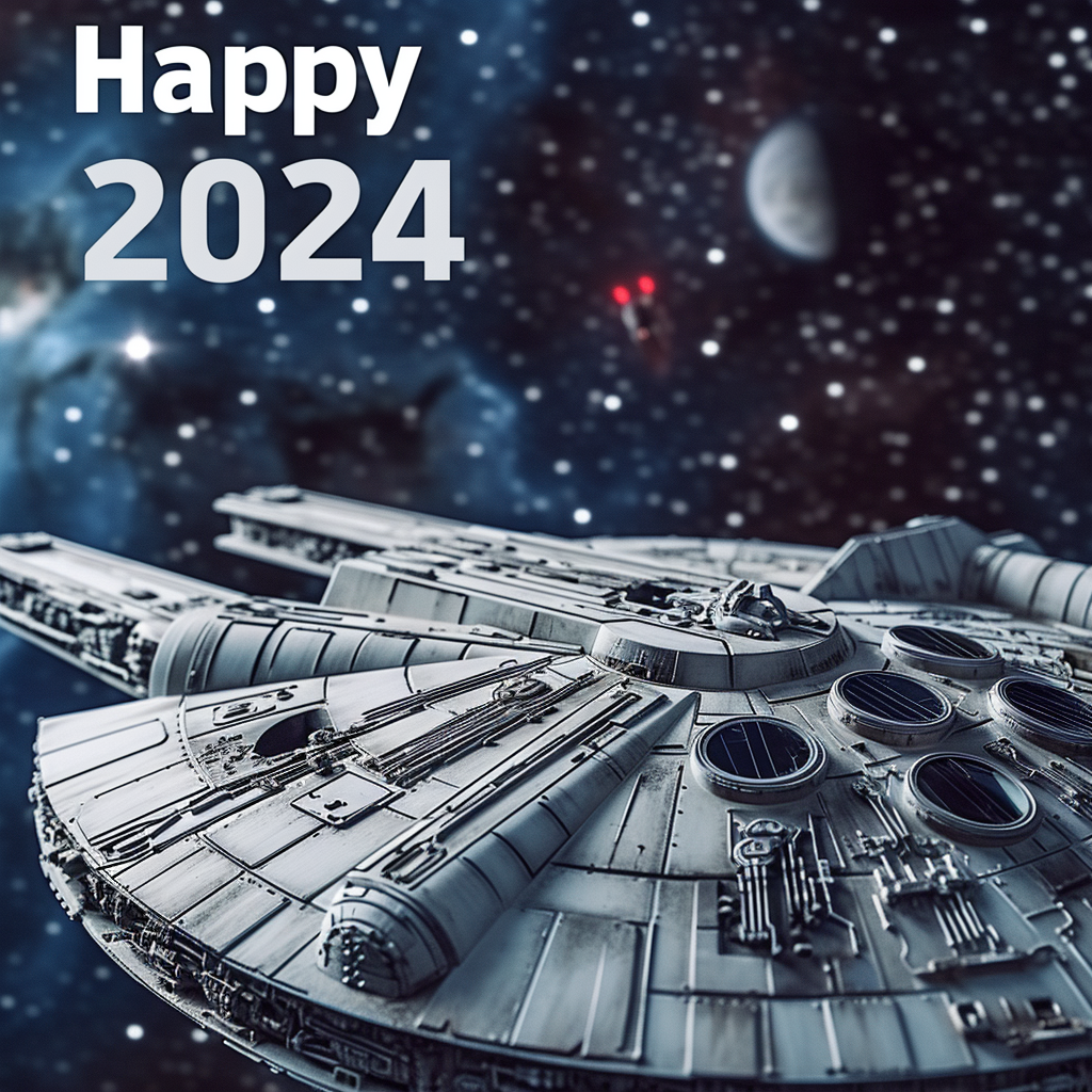 Happy 2024 in Star Wars style