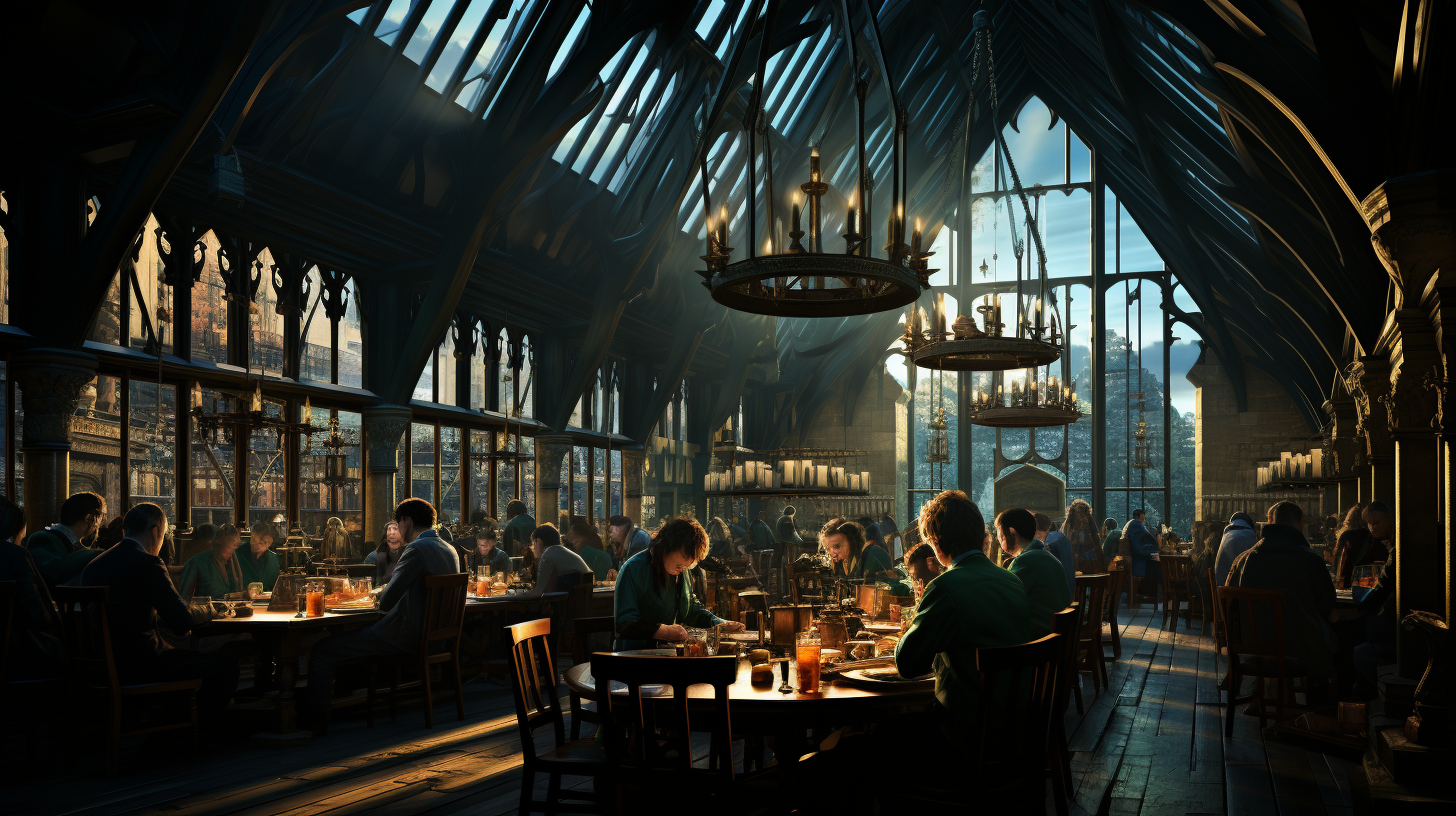 View of Harry Potter Dining Hall