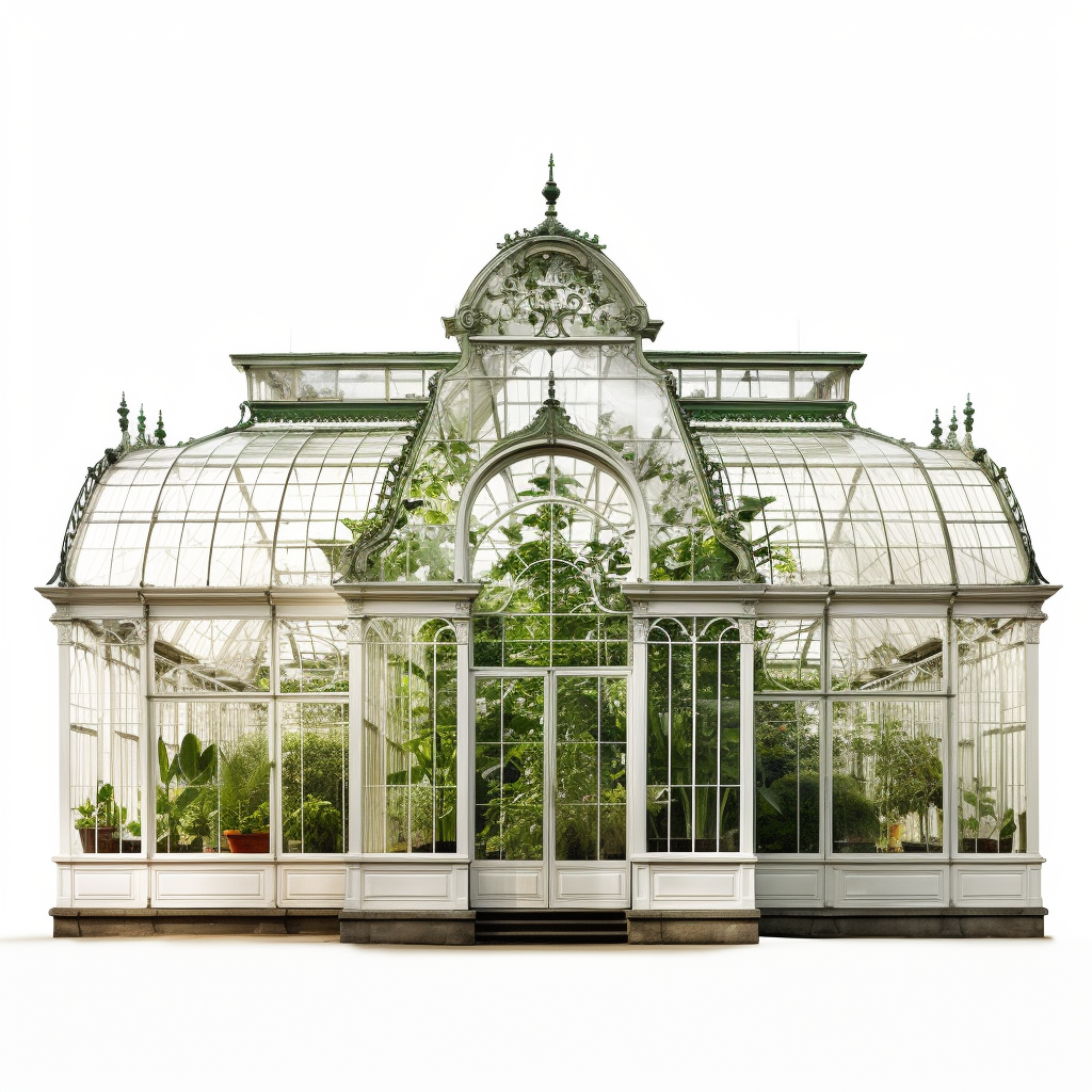 Beautiful historical glasshouse in Vienna