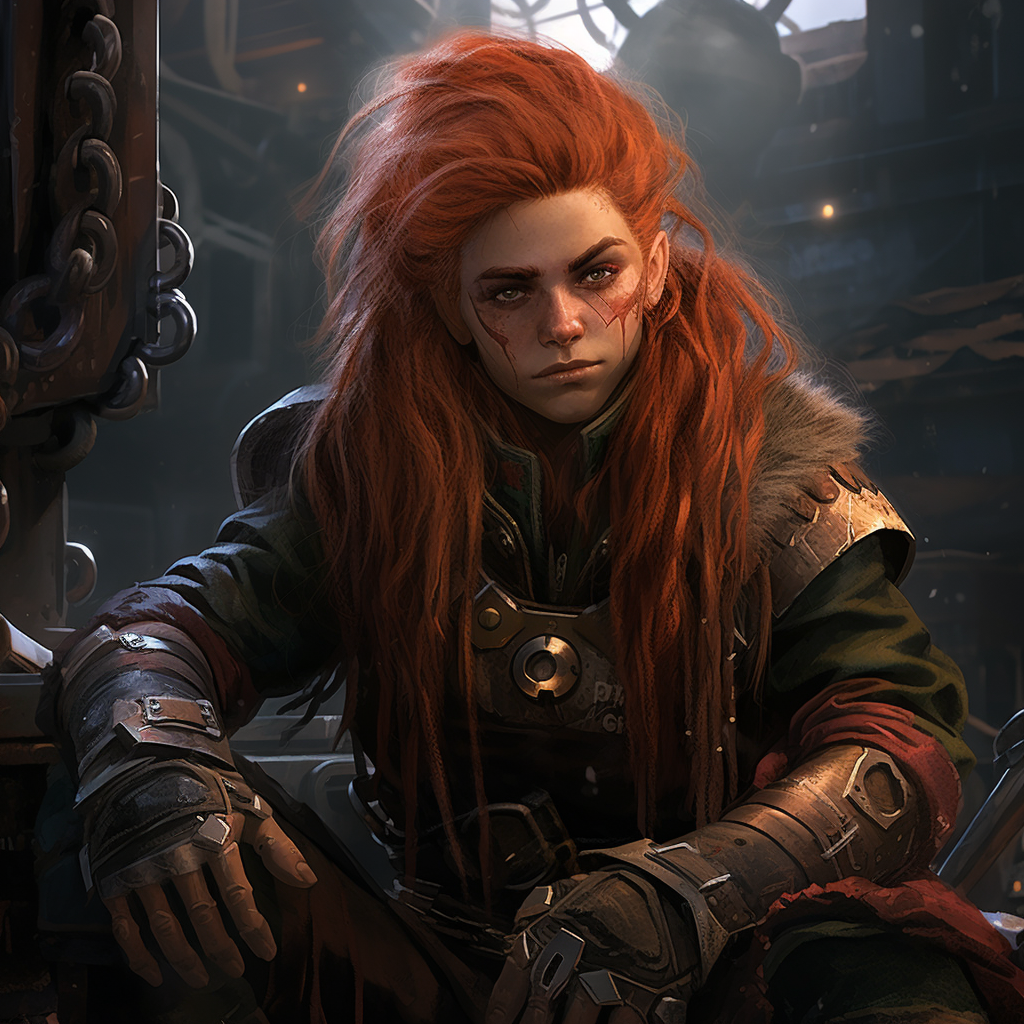 Humble female sci-fi dwarf