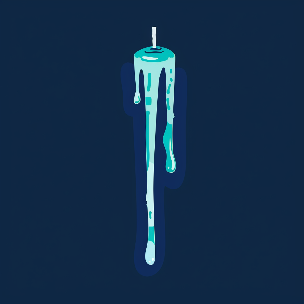 Simple icicle illustration