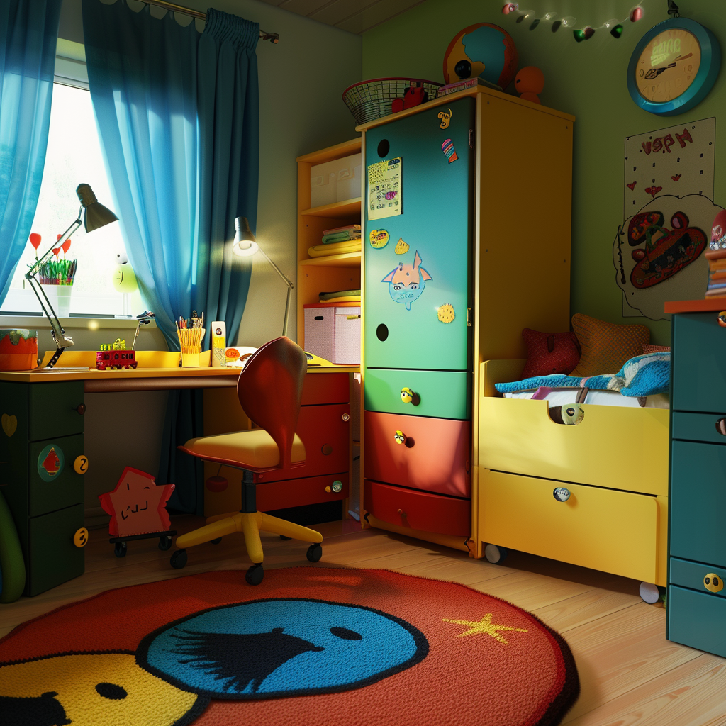 Cartoon IKEA Room Interior