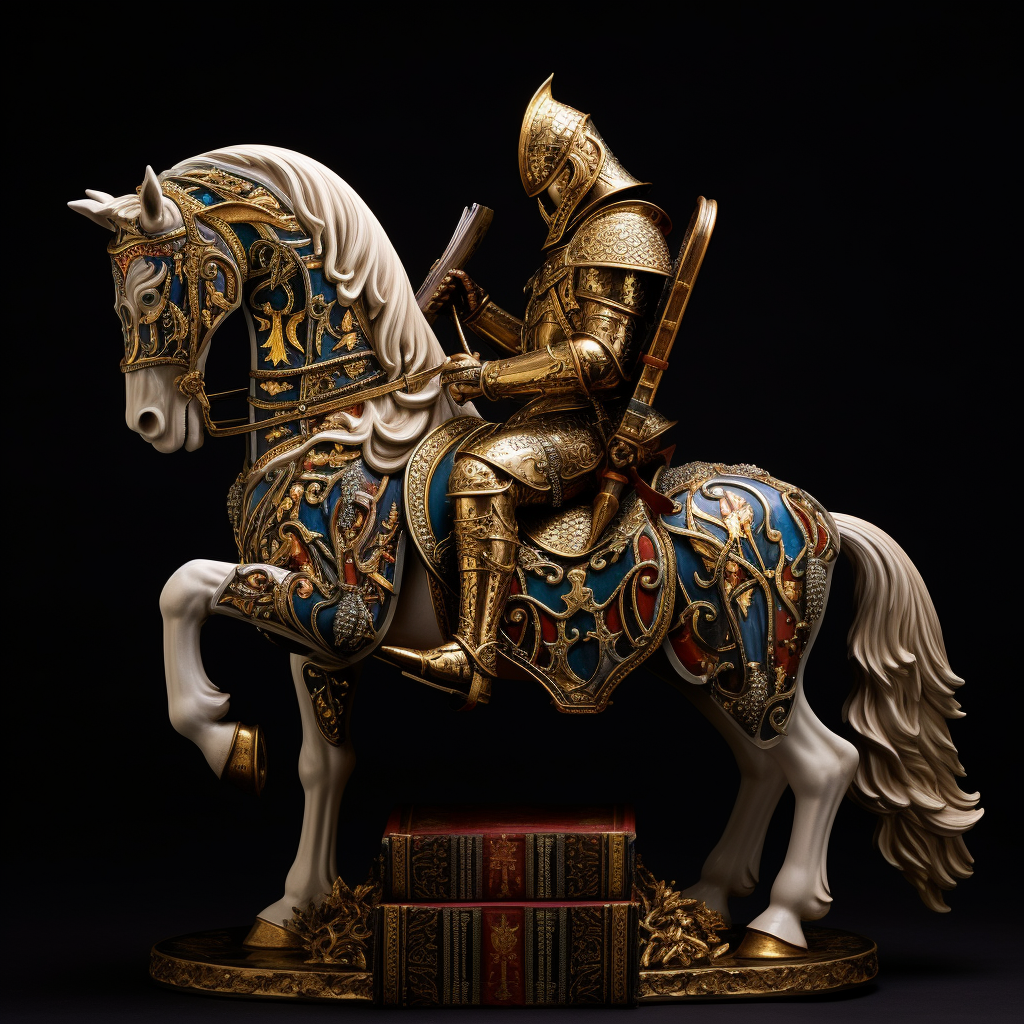 Beautiful Knightly Artwork and Statues