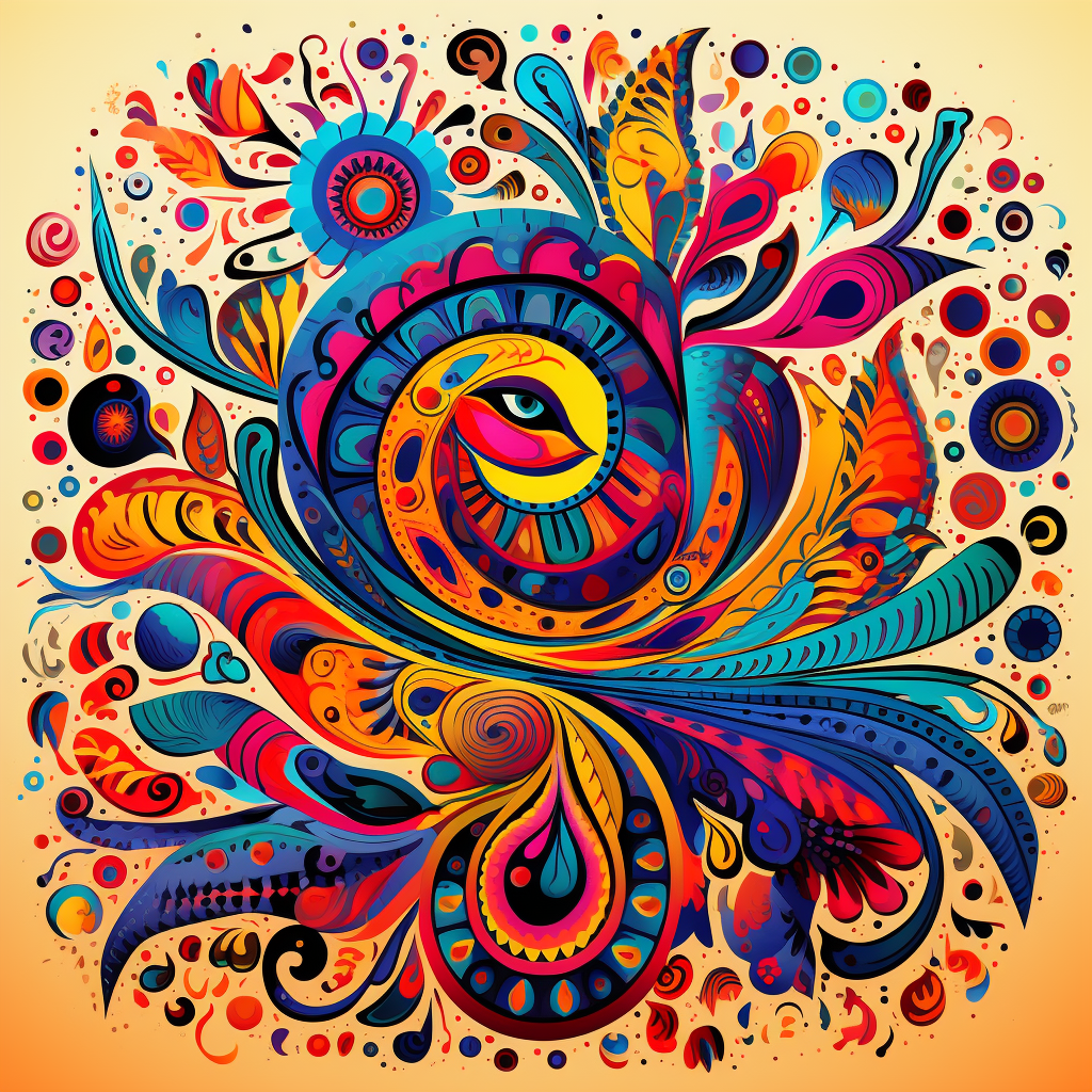 Vibrant Indian Colourful Design