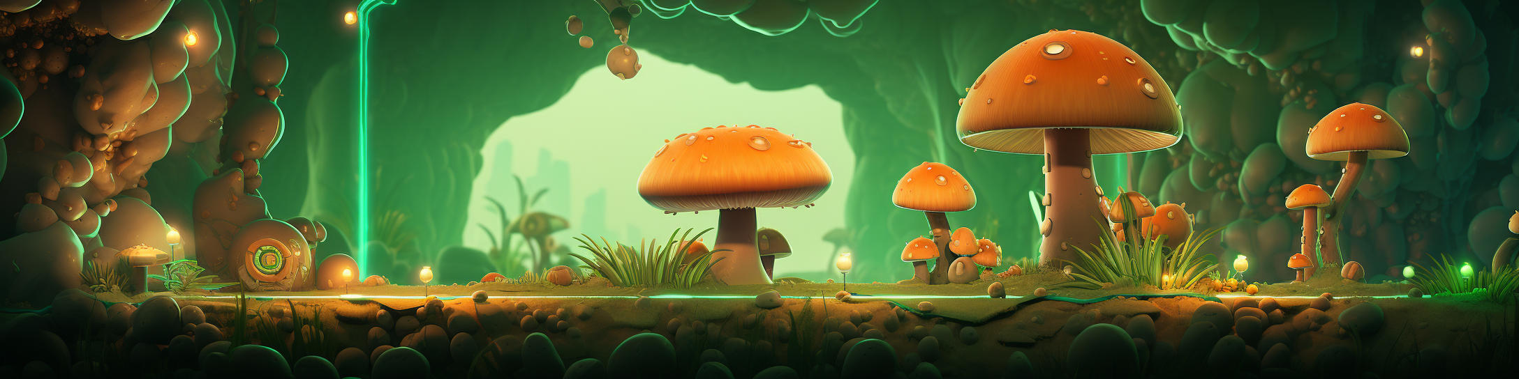 Stunning marketing art for indie game