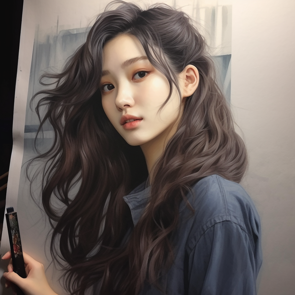 Realistic portrait of Innana