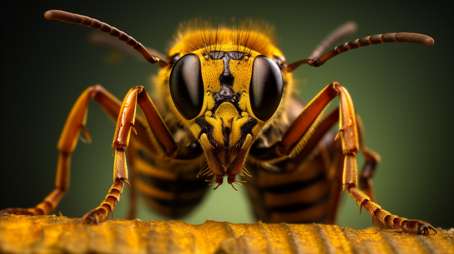 Close-up of an Insect in Macro