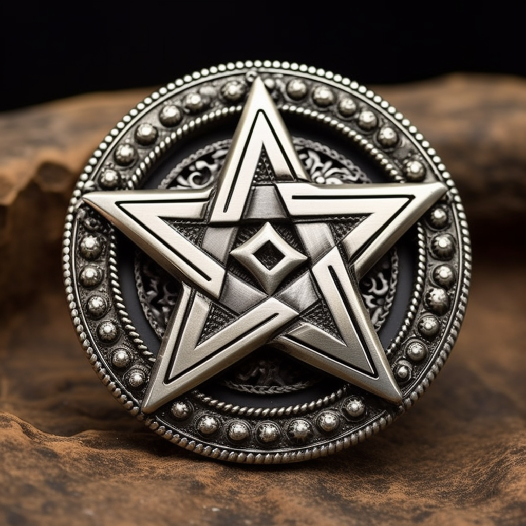 Stylish Iron Star Belt Buckle