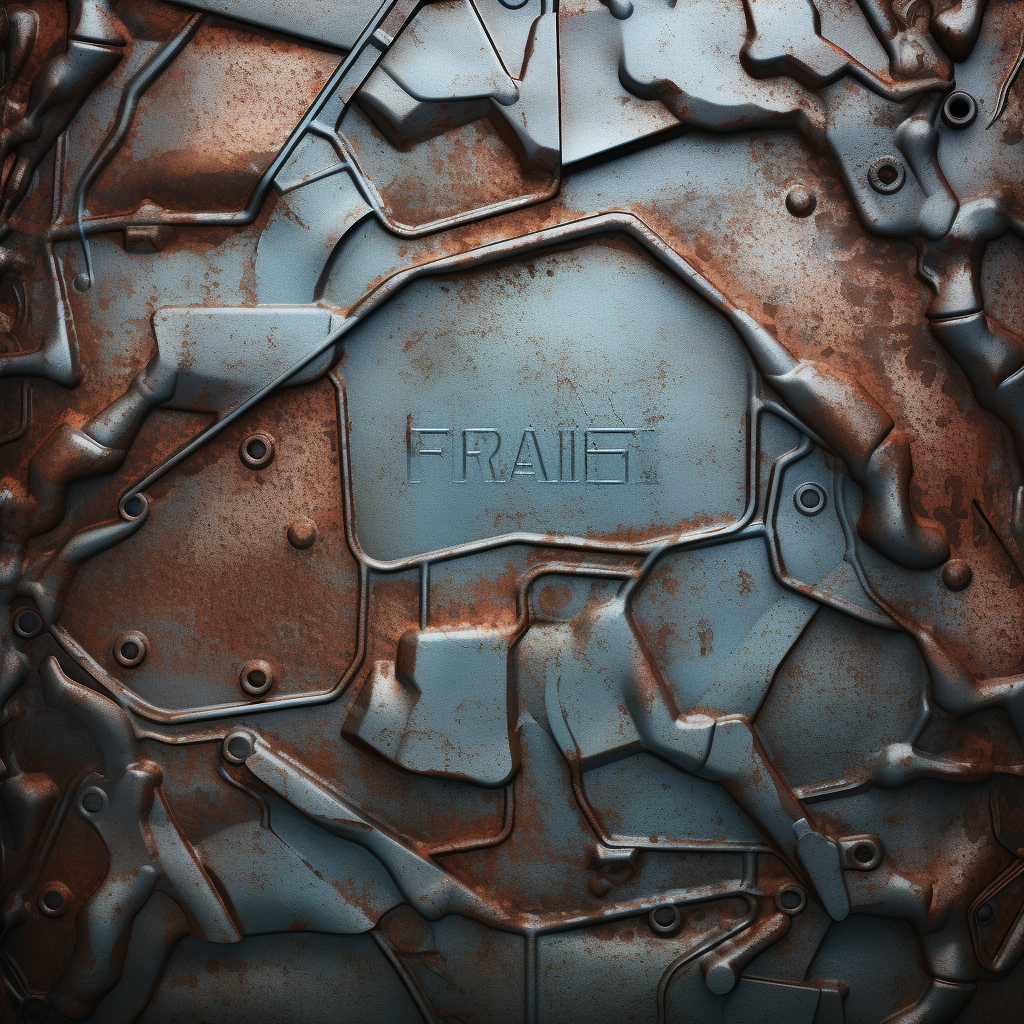 Realistic iron texture for design