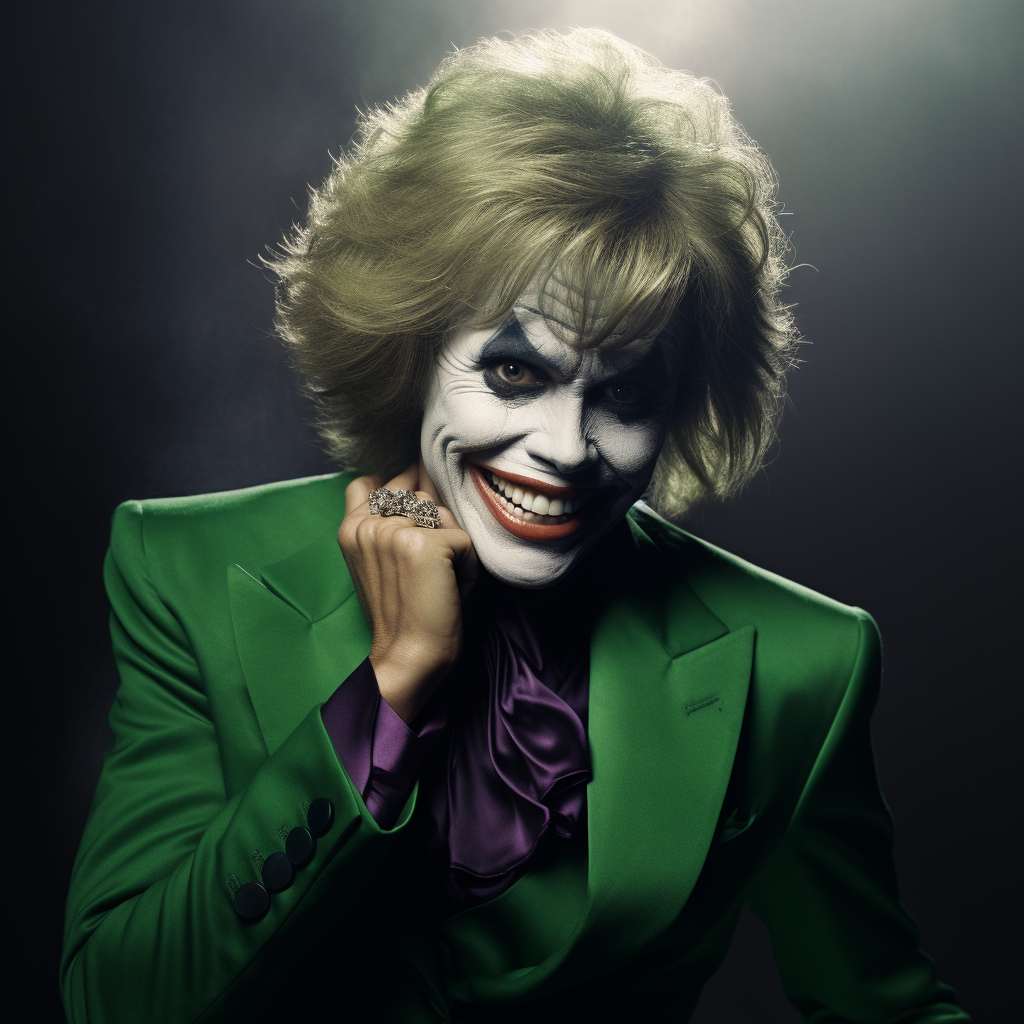 Jane Fonda as the Joker photograph