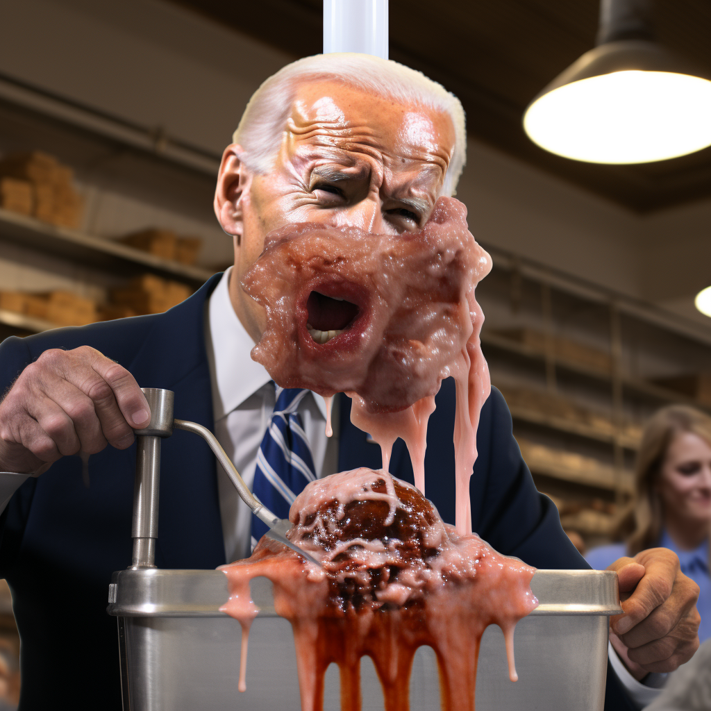 Joe Biden unable to enjoy a milkshake