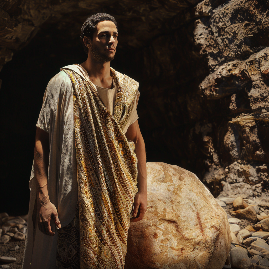 Joseph at Jesus' tomb