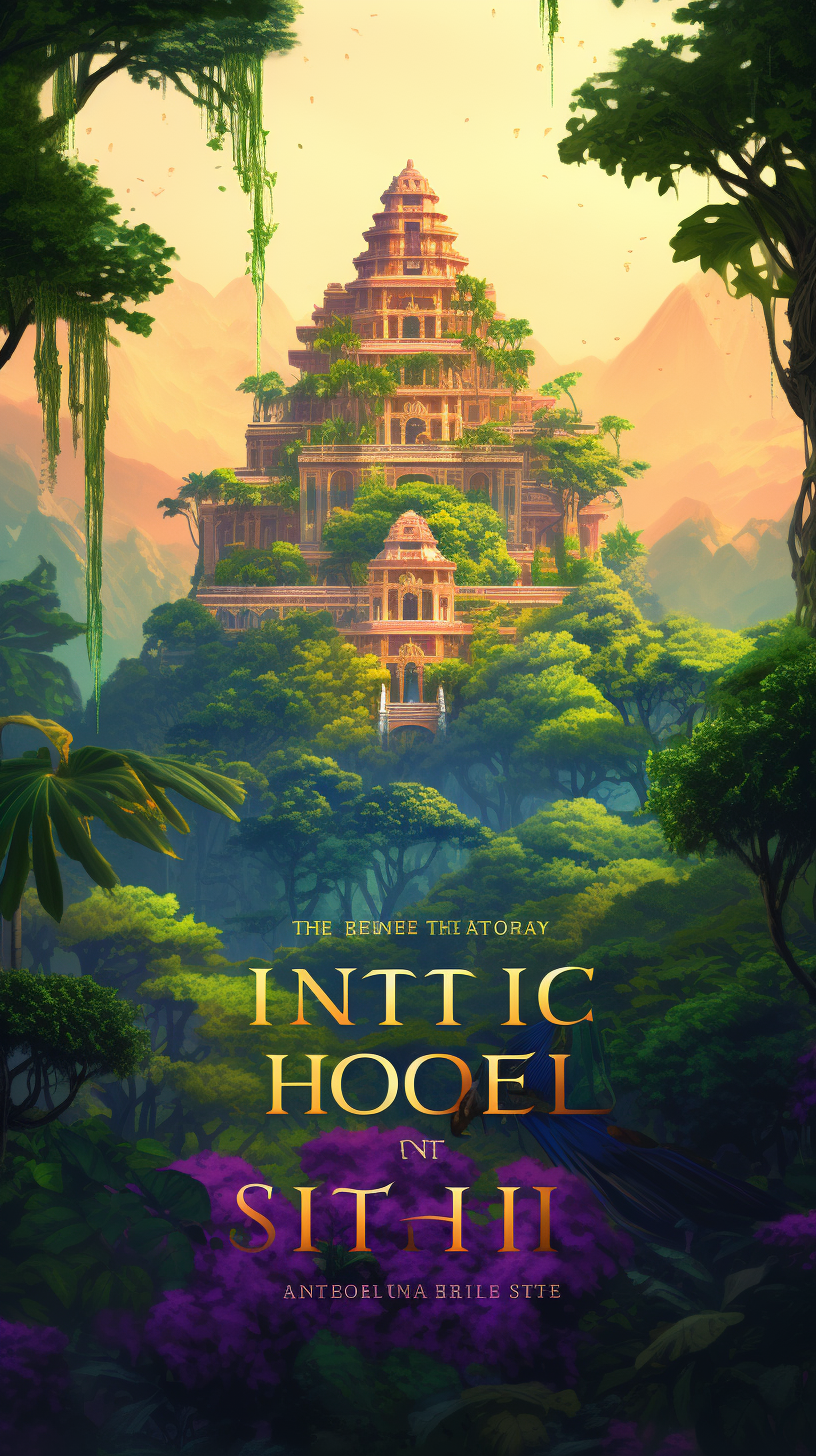 Vibrant jungle adventure with hidden clues.