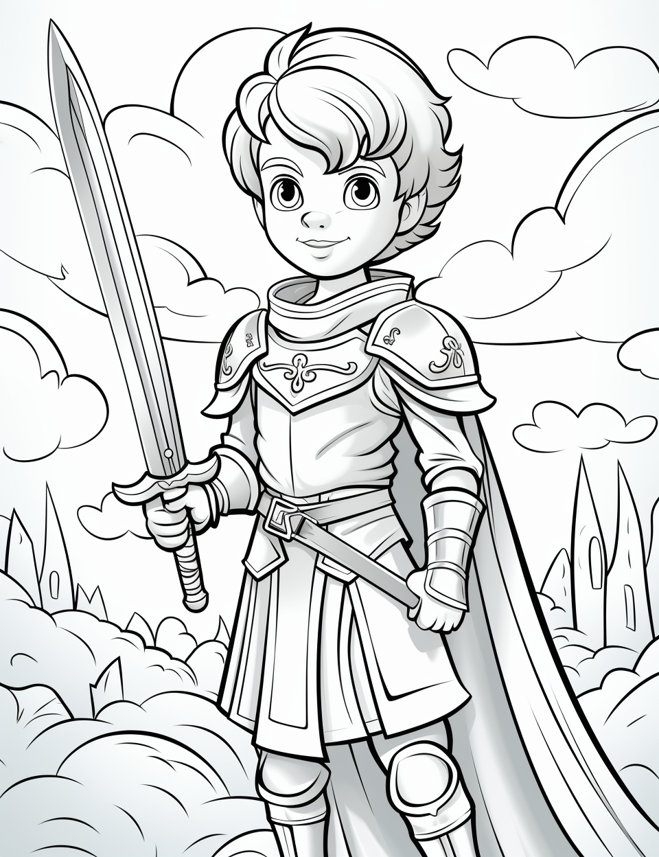 Biblical character Saint Phaolo coloring page