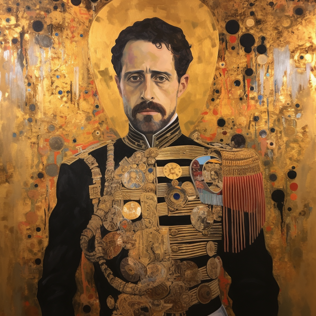 Gustav Klimt's Napoleon III Painting