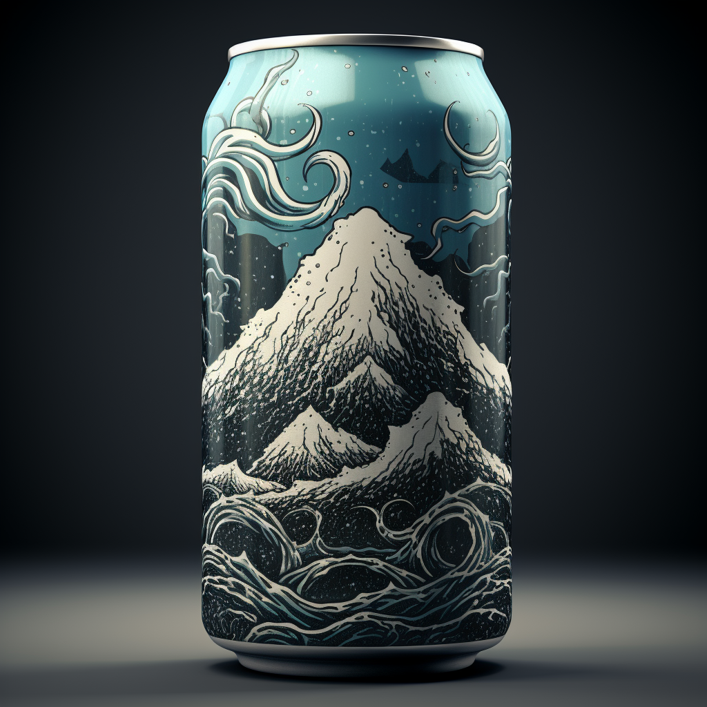 Kraken IPA Beer Can Design