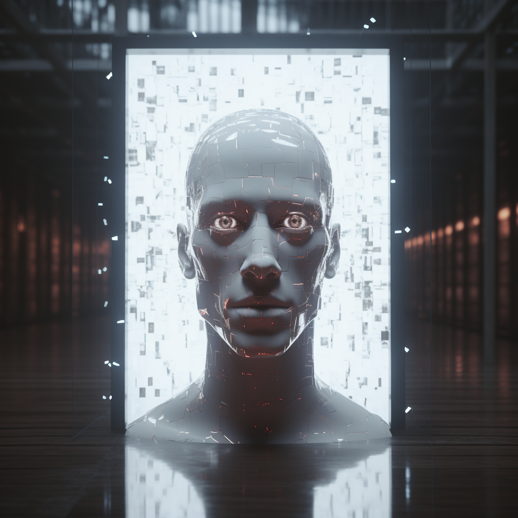 Realistic LED Screen Human Face