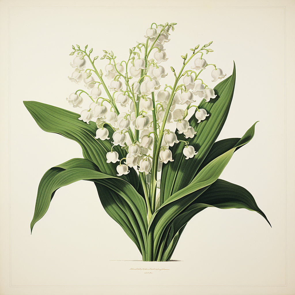 Delicate Lily of the Valley