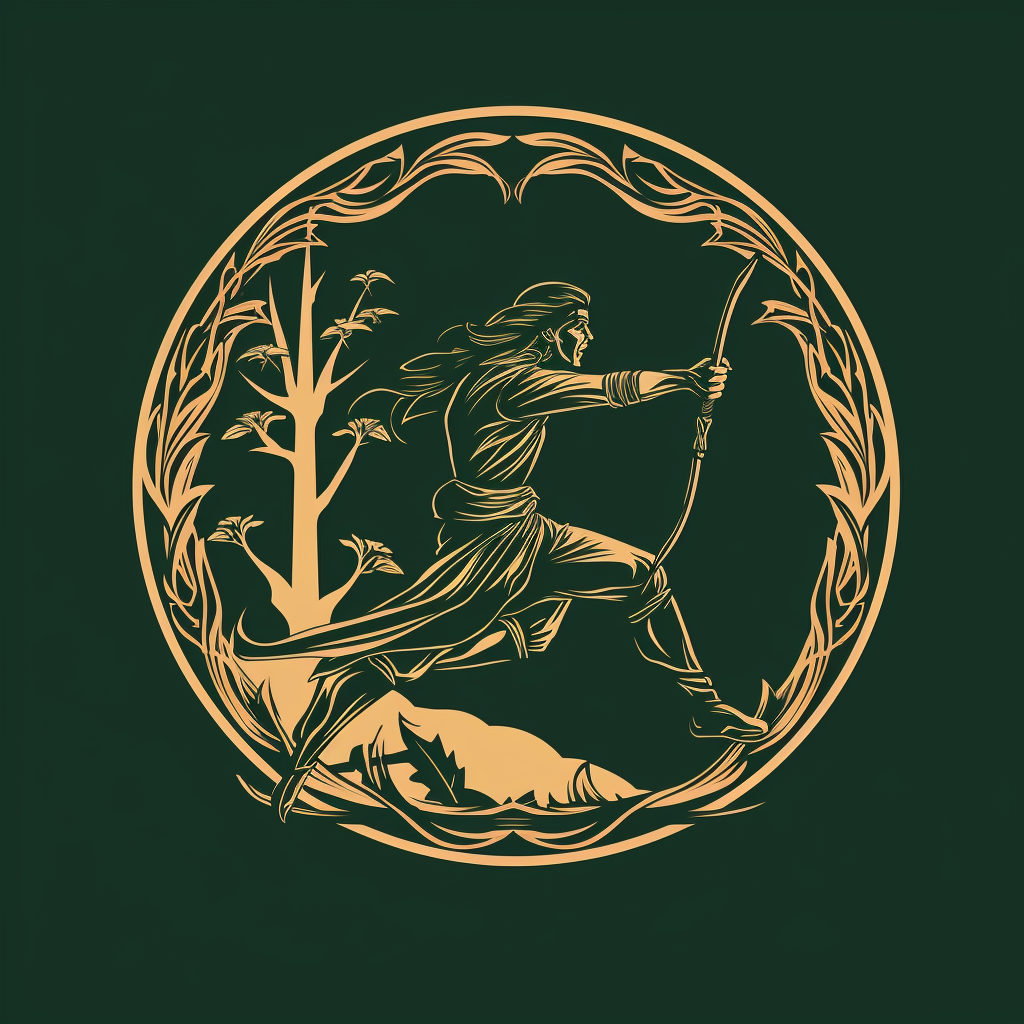 Tolkien Elf Throwing Spear Logo