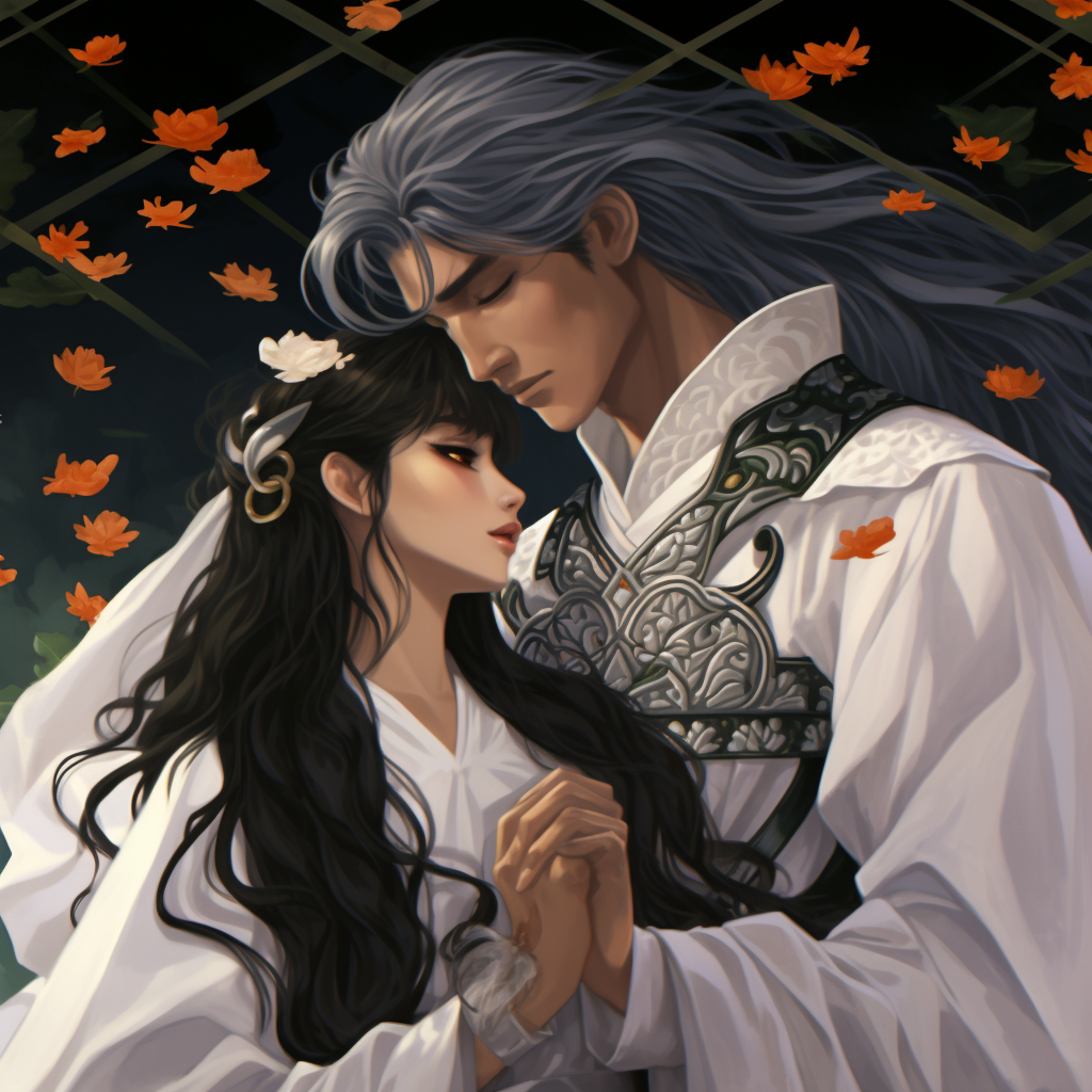 Kagome and Sesshomaru in love