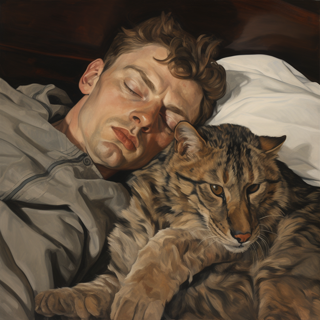 Lucien Freud's iconic painting