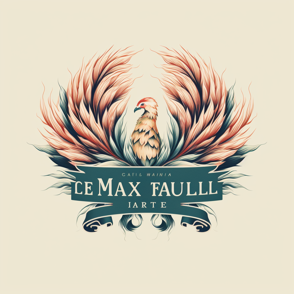 Luxury textile logo marque design