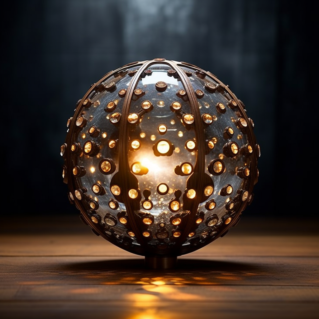 Magical Sphere Stand with Finger-sized Holes