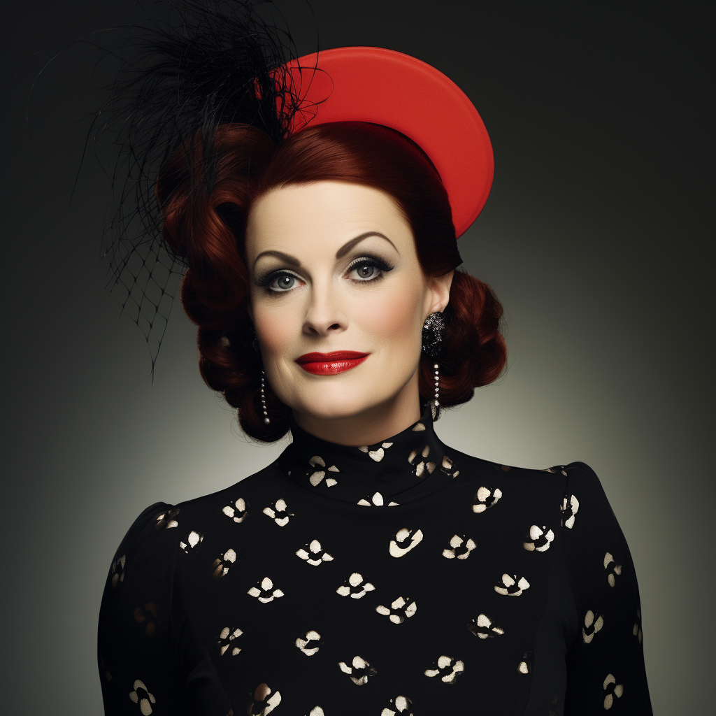 Megan Mullally as Mame Dennis, the carefree socialite