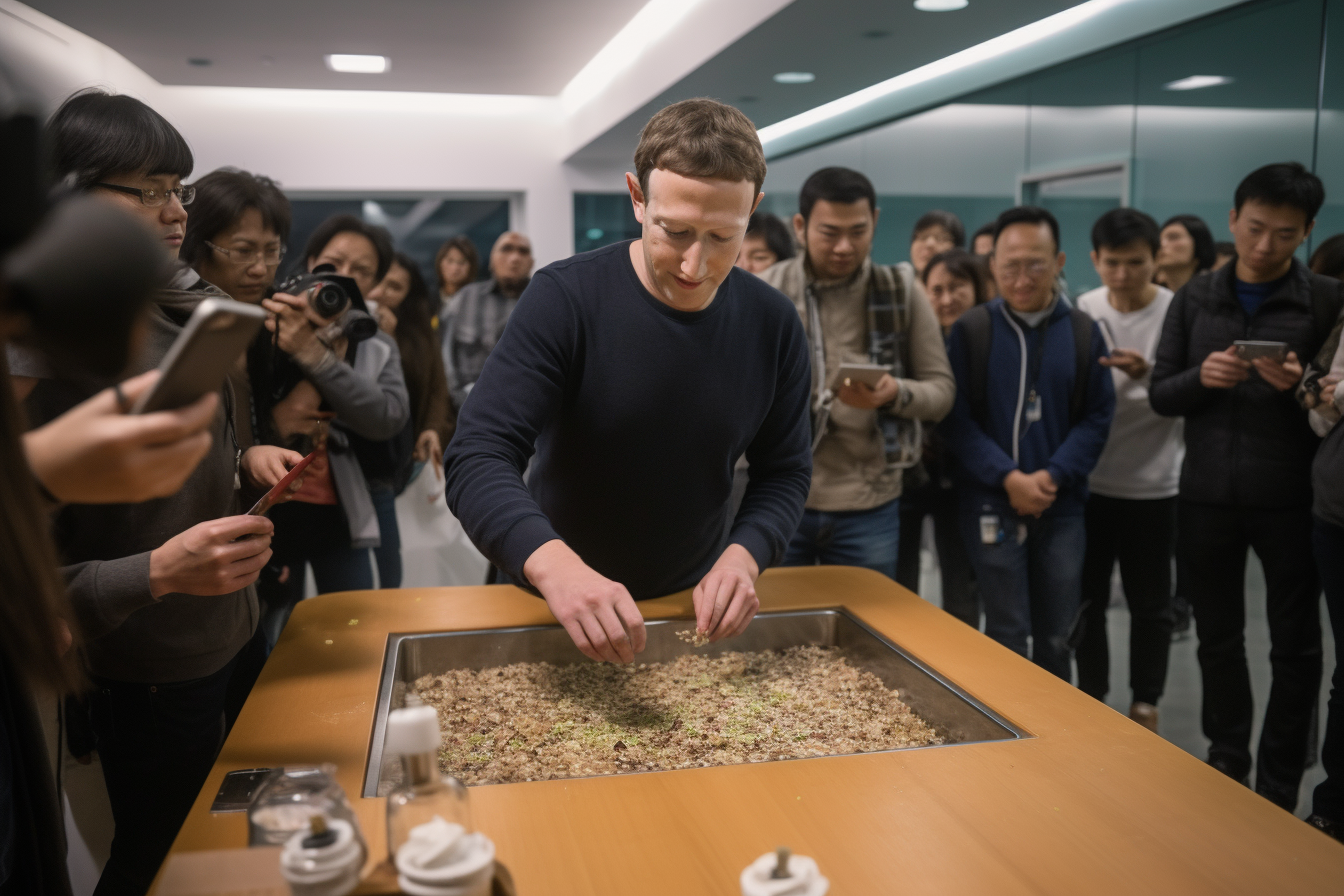 Mark Zuckerberg spreading money