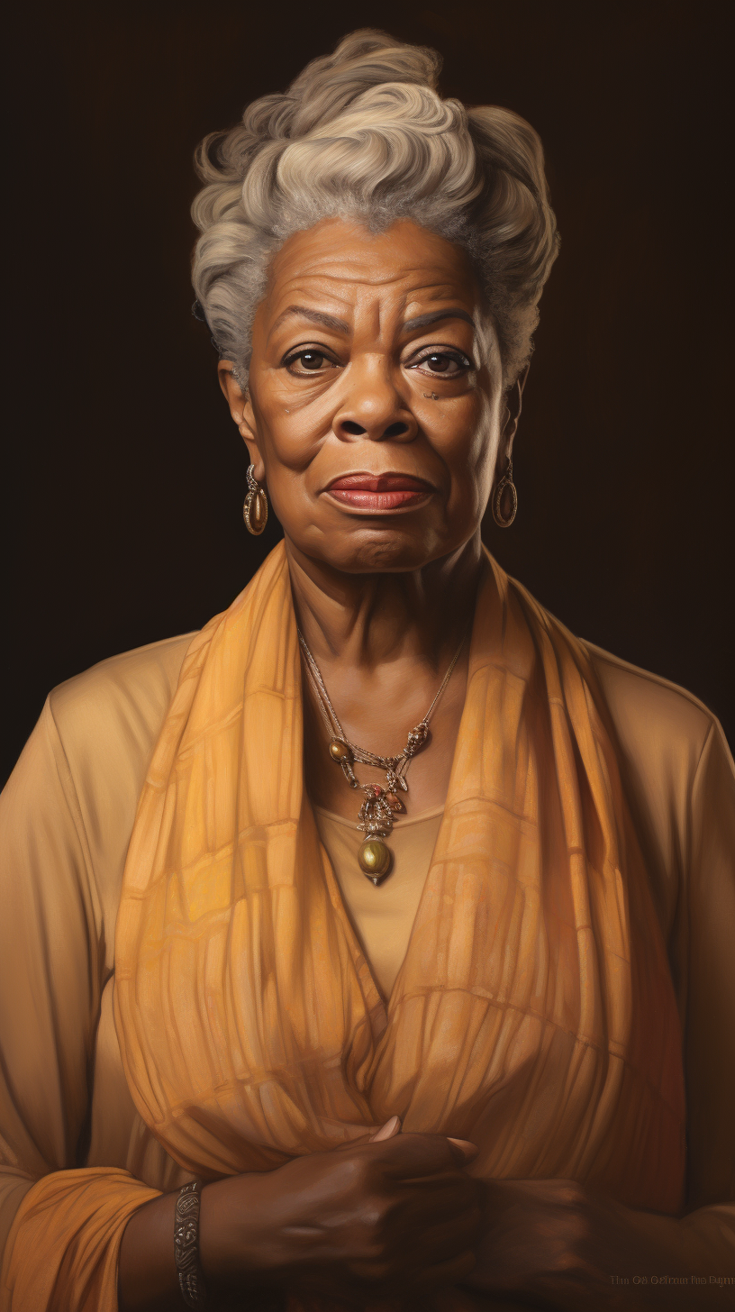 Maya Angelou, American Poet Icon