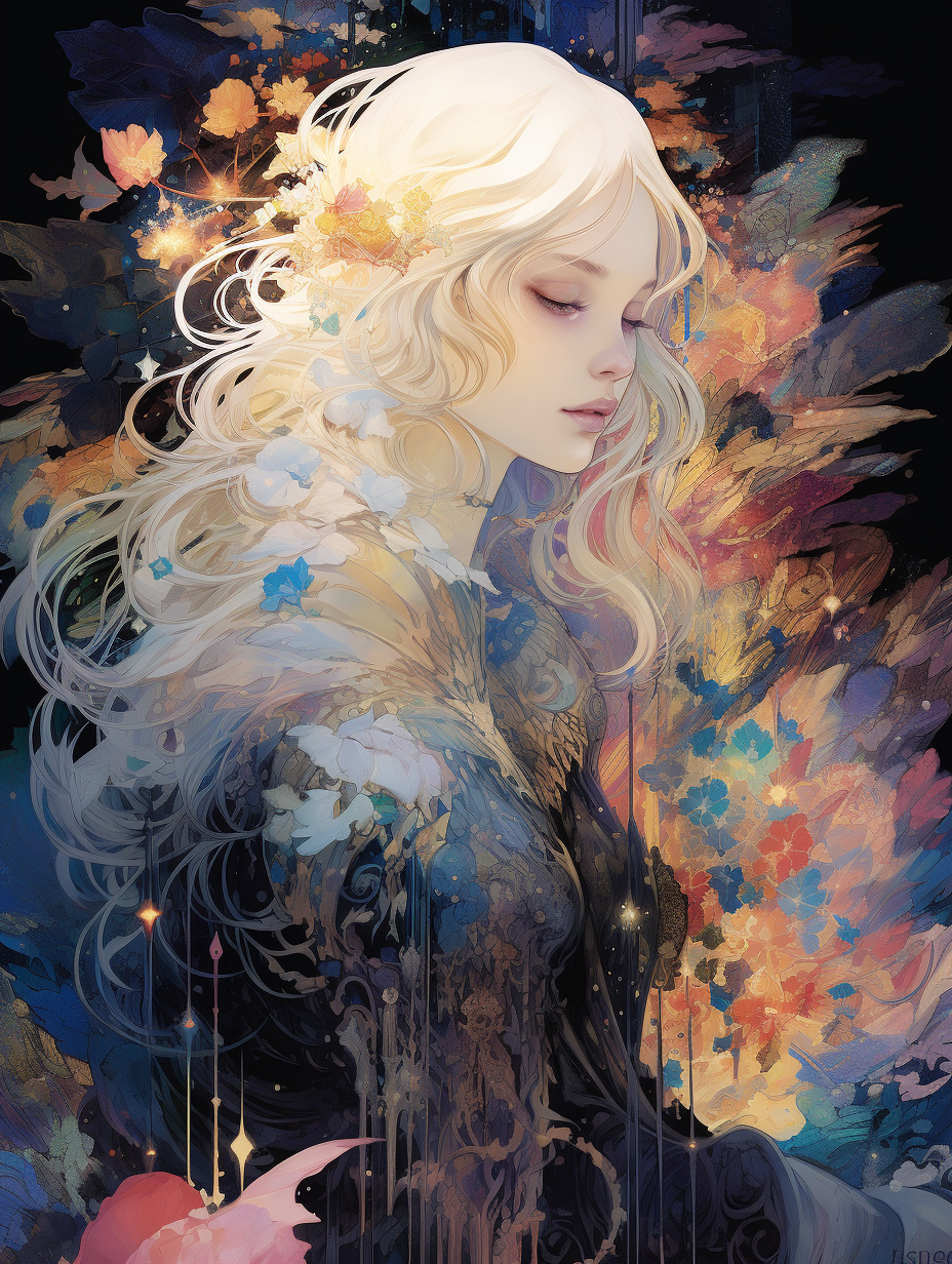 Illustrations of medieval fantasy with vibrant palette