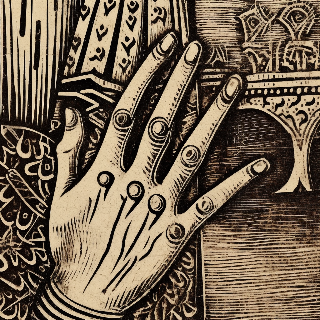 Hand Woodcut Illustration