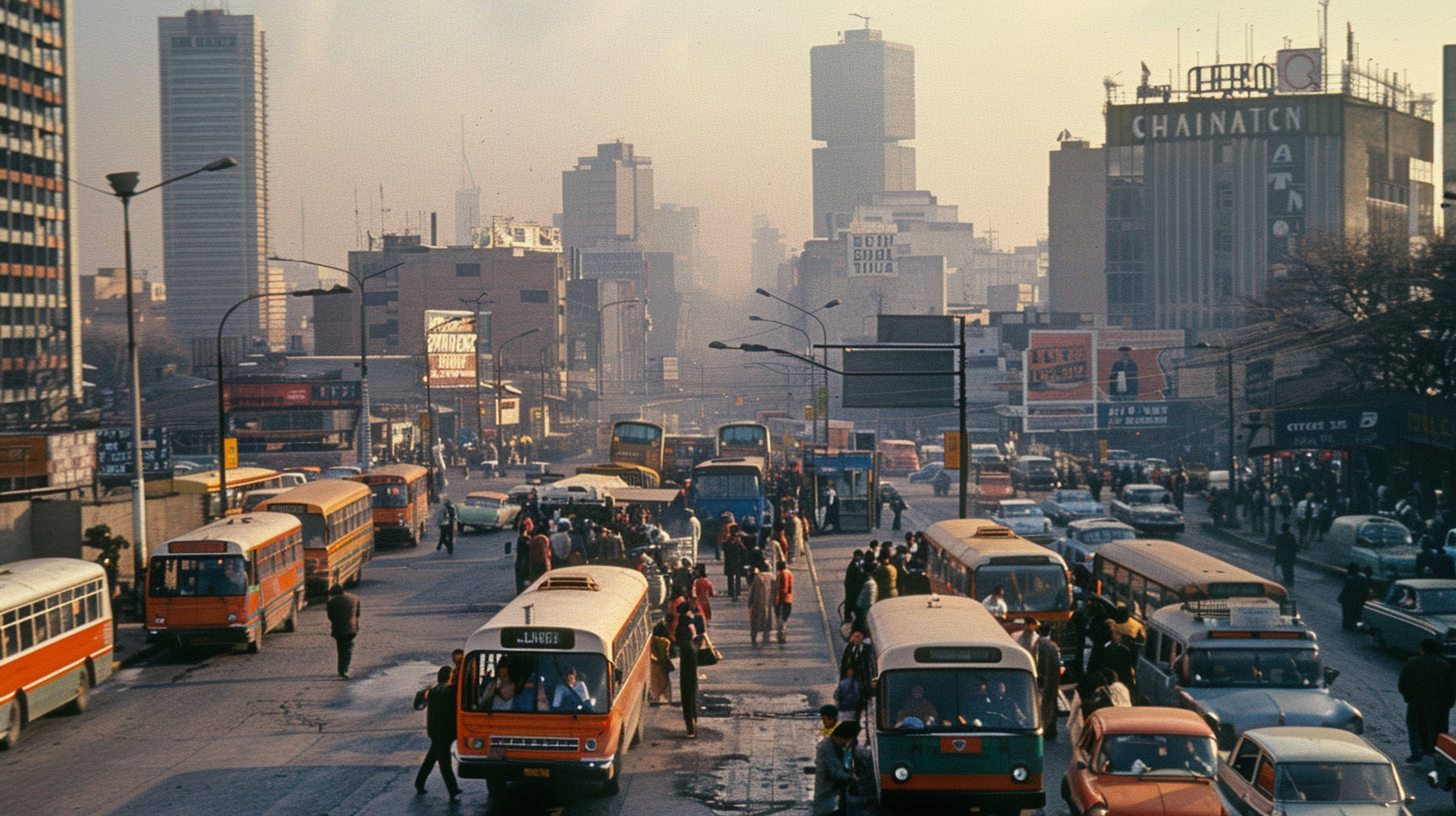 Urban Expansion Mexico City Scene