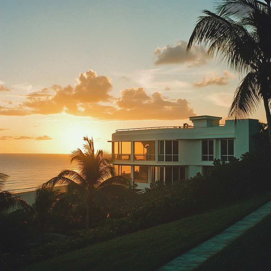 Miami Beach Villa Sunset View